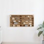 Armario de exhibición montado en la pared de en madera de roble artesanal von , Regale und Regale - Ref: Foro24-862295, Preis...