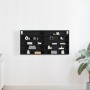 Mueble de exhibición montado en la pared de en madera de roble negro by , Shelves and shelves - Ref: Foro24-862296, Price: 48...