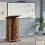 Podio de Conferencias con Ruedas de Madera Vieja y Madera Elaborada de , Escritorios - Ref: Foro24-862297, Precio: 130,01 €, ...