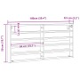 Mueble de exhibición montado en la pared de en madera de roble negro by , Shelves and shelves - Ref: Foro24-862296, Price: 48...