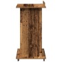 Podio de Conferencias con Ruedas de Madera Vieja y Madera Elaborada de , Escritorios - Ref: Foro24-862297, Precio: 130,01 €, ...