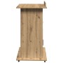 Podio de Conferencia con Ruedas de madera de roble artesanal de , Escritorios - Ref: Foro24-862298, Precio: 130,01 €, Descuen...
