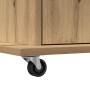 Podio de Conferencia con Ruedas de madera de roble artesanal de , Escritorios - Ref: Foro24-862298, Precio: 130,01 €, Descuen...