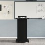Podio de Lectura con Ruedas de Madera de Roble Negro de , Escritorios - Ref: Foro24-862299, Precio: 135,62 €, Descuento: %