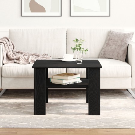 Mesa de café negra de roble 60x60x42 cm, hecha de madera von , Couchtisch - Ref: Foro24-862406, Preis: 52,51 €, Rabatt: %