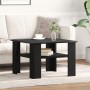 Mesa de café negra de roble 60x60x42 cm, hecha de madera von , Couchtisch - Ref: Foro24-862406, Preis: 52,51 €, Rabatt: %