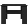 Mesa de café negra de roble 60x60x42 cm, hecha de madera von , Couchtisch - Ref: Foro24-862406, Preis: 52,51 €, Rabatt: %