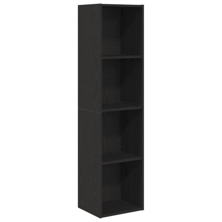Gabinete de Libros/Gabinete de TV Roble Negro 36x30x143 cm von , Regale und Regale - Ref: Foro24-862409, Preis: 72,88 €, Raba...