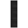 Gabinete de Libros/Gabinete de TV Roble Negro 36x30x143 cm von , Regale und Regale - Ref: Foro24-862409, Preis: 72,88 €, Raba...