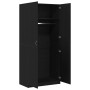 Armario Negro Roble 90x52x200 cm Madera peinada von , Kleiderschränke - Ref: Foro24-862436, Preis: 220,28 €, Rabatt: %