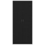 Armario Negro Roble 90x52x200 cm Madera peinada von , Kleiderschränke - Ref: Foro24-862436, Preis: 220,28 €, Rabatt: %
