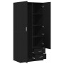 Armario Negro Roble 80x52x180 cm Madera Ingenierizada von , Kleiderschränke - Ref: Foro24-862437, Preis: 269,44 €, Rabatt: %