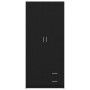 Armario Negro Roble 80x52x180 cm Madera Ingenierizada von , Kleiderschränke - Ref: Foro24-862437, Preis: 269,44 €, Rabatt: %