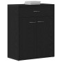 Buffet Negro Roble 60x30x75 cm Madera de , Aparadores - Ref: Foro24-862448, Precio: 82,78 €, Descuento: %