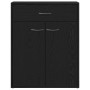 Buffet Negro Roble 60x30x75 cm Madera de , Aparadores - Ref: Foro24-862448, Precio: 82,78 €, Descuento: %