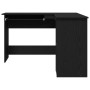 Escritorio Negro Roble 120x140x75 cm de Madera de , Escritorios - Ref: Foro24-862450, Precio: 140,12 €, Descuento: %