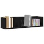 Estantería de CD Nogal Negro 75x18x18 cm de madera by , Shelves and shelves - Ref: Foro24-862461, Price: 28,62 €, Discount: %