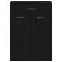 Armario para zapatos Negro Roble 60x35x84 cm Madera de ingeniería de , Zapateros y organizadores de calzado - Ref: Foro24-862...