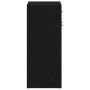 Armario para zapatos Negro Roble 60x35x84 cm Madera de ingeniería de , Zapateros y organizadores de calzado - Ref: Foro24-862...