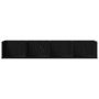 Estante de pared CD Negro Roble 100x18x18 cm Madera elaborada by , Shelves and shelves - Ref: Foro24-862462, Price: 34,29 €, ...