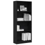 Estantería de roble negro  - 60 x 24 x 143 cm - Hecha de madera elaborada | Foro24.es | Tu tienda online para hogar, jardín y más Foro24.es