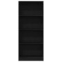 Estantería de roble negro  - 60 x 24 x 143 cm - Hecha de madera elaborada | Foro24.es | Tu tienda online para hogar, jardín y más Foro24.es