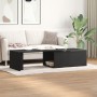 Mesa de café negra de roble, 150x50x35 cm, de madera de ingeniería de , Mesas de centro - Ref: Foro24-862478, Precio: 94,17 €
