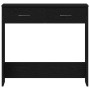 Escritorio Negro Roble 80x40x75 cm Madera Fabricada de , Escritorios - Ref: Foro24-862480, Precio: 82,85 €, Descuento: %
