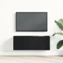 Soporte de TV de roble negro 80x30x30 cm hecho de madera aglomerada von , TV-Möbel - Ref: Foro24-862486, Preis: 46,09 €, Raba...