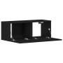 Soporte de TV de roble negro 80x30x30 cm hecho de madera aglomerada von , TV-Möbel - Ref: Foro24-862486, Preis: 46,09 €, Raba...