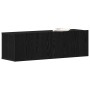 Mueble de TV Montado en la Pared de Roble Negro 100x30x30 cm Hecho de Madera Ingenierizada von , TV-Möbel - Ref: Foro24-86248...
