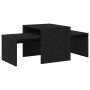 Mesa de Centro Negra y de Roble 100x48x40 cm de Madera de Ingeniería de , Mesas de centro - Ref: Foro24-862501, Precio: 59,04...