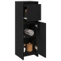 Armario de baño Negro Roble 30x30x95 cm Madera von , Badezimmermöbel - Ref: Foro24-862504, Preis: 66,60 €, Rabatt: -5%%