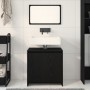 Gabinete de baño  con espejo de madera de roble negro 60x33x61 cm de madera de ingeniería | Foro24.es | Tu tienda online para hogar, jardín y más Foro24.es