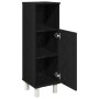 Armario de baño Negro Roble 30x30x95 cm Madera Elaborada de , Muebles de baño - Ref: Foro24-862512, Precio: 57,74 €, Descuent...