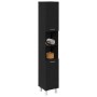 Gabinete de baño Negro Roble 30x30x179 cm Madera von , Badezimmermöbel - Ref: Foro24-862513, Preis: 85,72 €, Rabatt: %