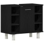 Cabinet de baño Negro Roble 60x32x54 cm Madera Ingenierizada von , Badezimmermöbel - Ref: Foro24-862514, Preis: 60,10 €, Raba...