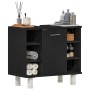 Cabinet de baño Negro Roble 60x32x54 cm Madera Ingenierizada von , Badezimmermöbel - Ref: Foro24-862514, Preis: 60,10 €, Raba...