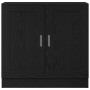 Estantería Negra Roble 82,5x30,5x80 cm Madera by , Bookcases and shelves - Ref: Foro24-862515, Price: 77,49 €, Discount: %