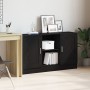 Credenza Negra de Roble 120x30,5x70 cm Madera de , Aparadores - Ref: Foro24-862521, Precio: 109,42 €, Descuento: %