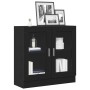 Biblioteca Negro Roble 82,5x30,5x80 cm Madera Compensada von , Bücherregale und Regale - Ref: Foro24-862518, Preis: 85,23 €, ...