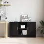Credenza Negra de Roble 120x30,5x70 cm Madera de , Aparadores - Ref: Foro24-862521, Precio: 109,42 €, Descuento: %