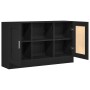 Credenza Negra de Roble 120x30,5x70 cm Madera de , Aparadores - Ref: Foro24-862521, Precio: 109,42 €, Descuento: %