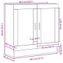 Biblioteca Negro Roble 82,5x30,5x80 cm Madera Compensada von , Bücherregale und Regale - Ref: Foro24-862518, Preis: 85,23 €, ...