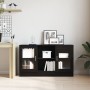 Mueble Auxiliar Roble Negro Madera de calidad y vidrio Mediano de , Aparadores - Ref: Foro24-862522, Precio: 116,86 €, Descue...