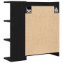 Espejo de baño con armario negro de roble, tamaño 62,5x20,5x64 cm, hecho de madera von , Badezimmerwaschtische - Ref: Foro24-...