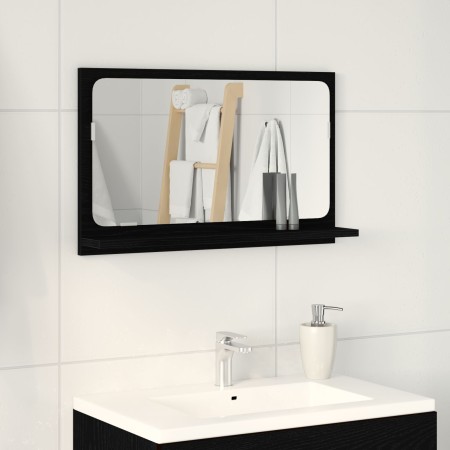 Espejo de baño Negro Roble 60x10,5x37 cm Madera de ingeniería by , bathroom vanities - Ref: Foro24-862525, Price: 39,20 €, Di...