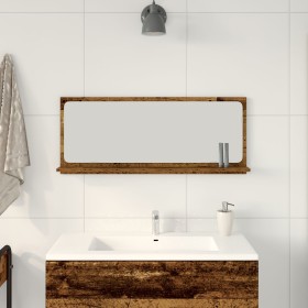 Espejo de baño de madera vintage 90x10,5x37 cm by , bathroom vanities - Ref: Foro24-862526, Price: 49,65 €, Discount: %