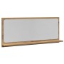 Espejo de baño de roble artesanal de 90x10,5x37 cm von , Badezimmerwaschtische - Ref: Foro24-862527, Preis: 47,32 €, Rabatt: ...