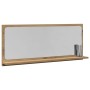 Espejo de baño de roble artesanal de 90x10,5x37 cm von , Badezimmerwaschtische - Ref: Foro24-862527, Preis: 47,32 €, Rabatt: ...